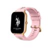 Smartwatch - silicone - rose - 43 x 36 mm