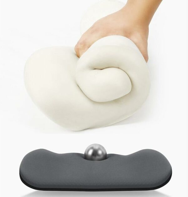 Aauto Appuie-tête ergonomique et coussin lombaire pour siège de voiture, coussin de nuque pour adulte, 100 % mousse à mémoire de forme – Image 2