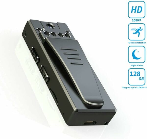 Mini caméra, HD 1080P caméscope vidéo audio enregistreur portable – Image 3