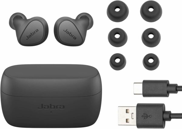 Jabra Elite 4 - Écouteurs sans Fil Bluetooth à réduction de Bruit Active - Discrets et Confortables – Image 2