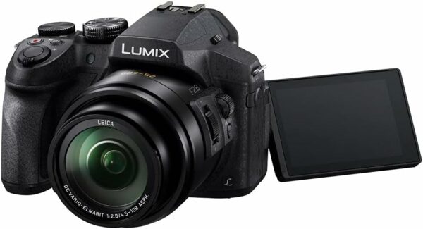 Appareil photo Compact Panasonic Lumix DMC-FZ300 Noir Appareil photo numérique - compact - 12.1 MP - 4K / 25 pi/s - 24x zoom optique - Leica - Wi-Fi - noir – Image 3