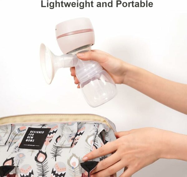 Tire-lait électrique portable intégré avec écran LED pour l'allaitement, bouteille de lait de 180 ml – Image 3