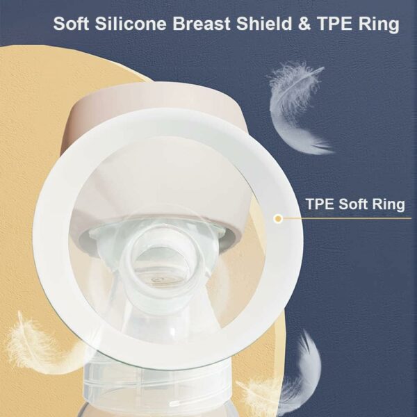Tire-lait électrique portable intégré avec écran LED pour l'allaitement, bouteille de lait de 180 ml – Image 4