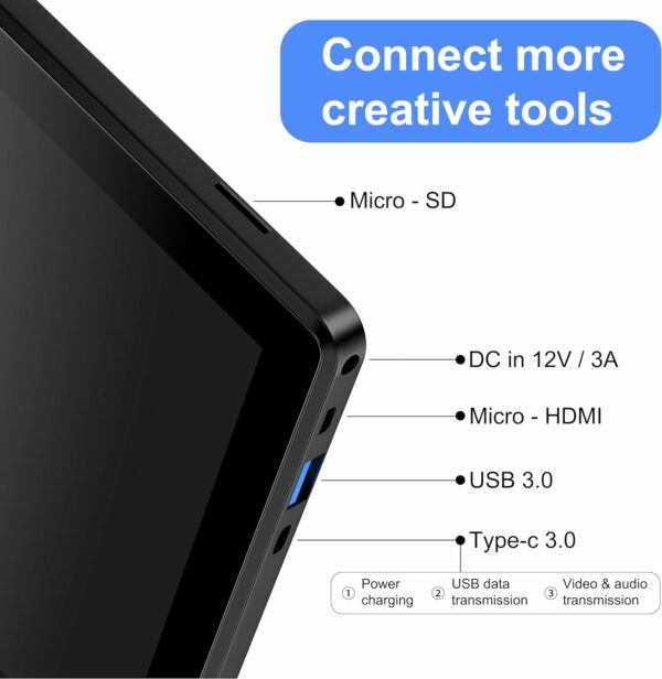 Tablette Windows 11 avec étui, processeur Intel Celeron N4100 Quad Core, 6 Go de RAM 128 Go de ROM, Clavier français Amovible, 1280 x 800 IPS, Appareil Photo 5 MP + 2 MP, WiFi, Bluetooth – Image 6