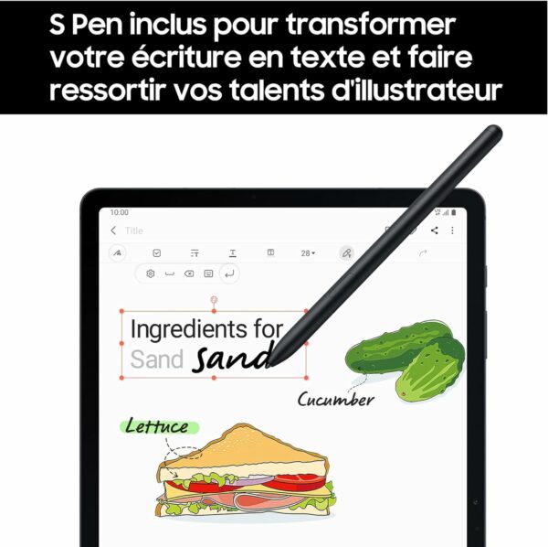 Tablette SAMSUNG Galaxy Tab S7FE 128Go WiFi avec bookcover – Image 5