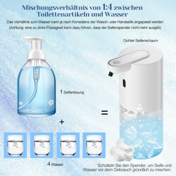 Distributeur de savon en mousse de 400 ml, – Image 5