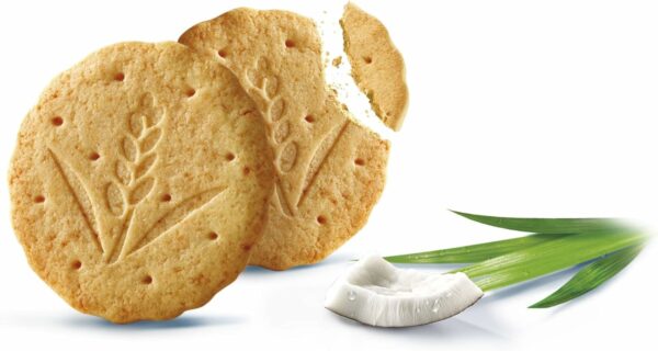 Gerblé Biscuits saveur Coco Sans Sucres, Sans huile de palme, 12 biscuits, 132g, 198916 – Image 2