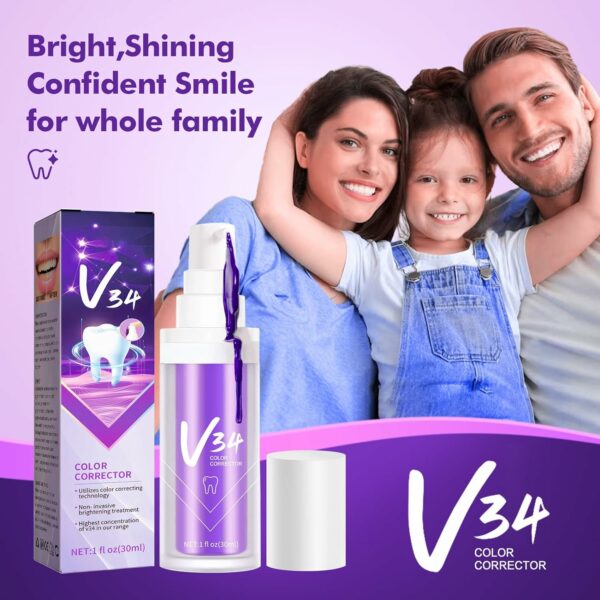 Pâte Dentifrice Blanchissant Violet V34 – Image 5
