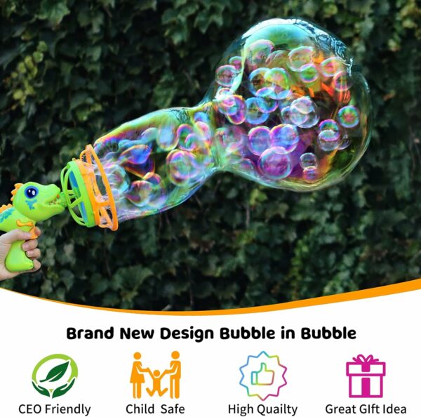 Machine à Bulles de Savon ,Pistolet Automatique Portable Jouet pour Enfant – Image 3