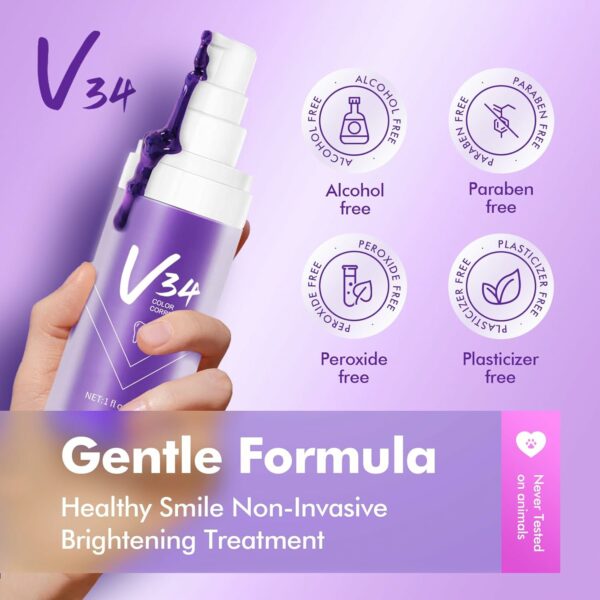 Pâte Dentifrice Blanchissant Violet V34 – Image 4