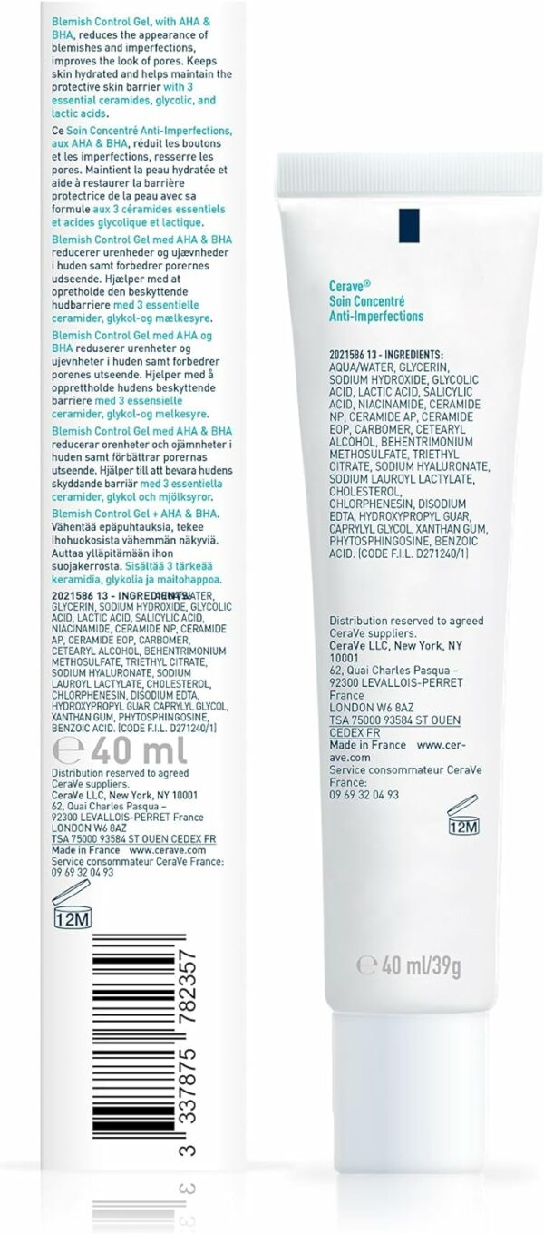 CeraVe Soin Concentré Anti Imperfections 40 ml| Gel Visage – Image 5