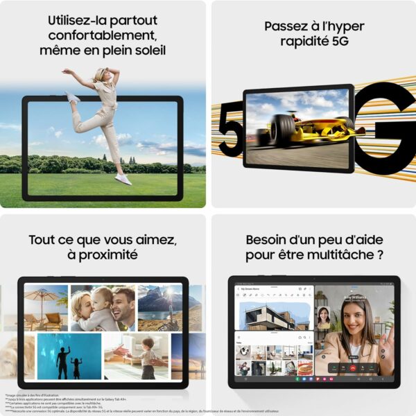 Tablette Samsung Galaxy Tab A9+ Tablette Android, 128 Go de Stockage, Grand écran de 11" – Image 4