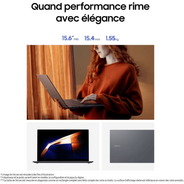 Ordinateur portable SAMSUNG Galaxy Book4 15.6' I5 8Go 256Go - Samsung – Image 6