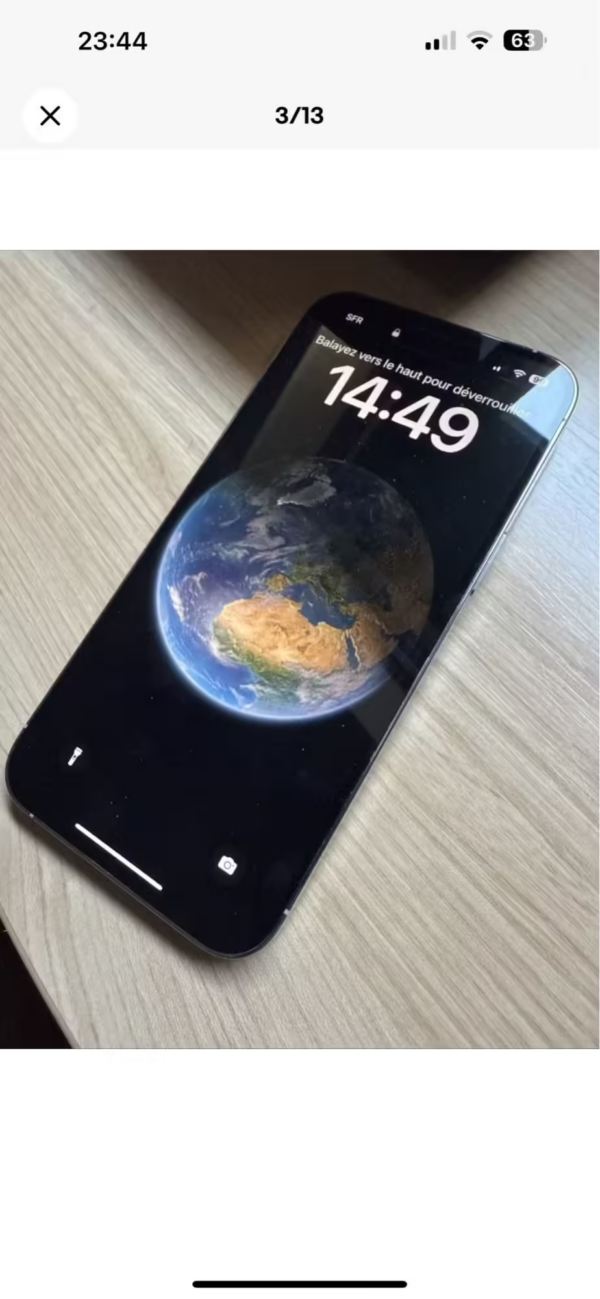 Apple iPhone 14 Pro Max Argent 128 Go Occasion · Très Bon État – Image 2