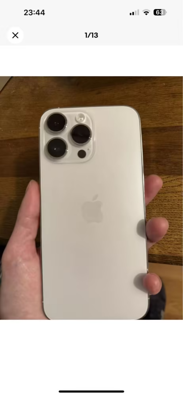 Apple iPhone 14 Pro Max Argent 128 Go Occasion · Très Bon État – Image 3