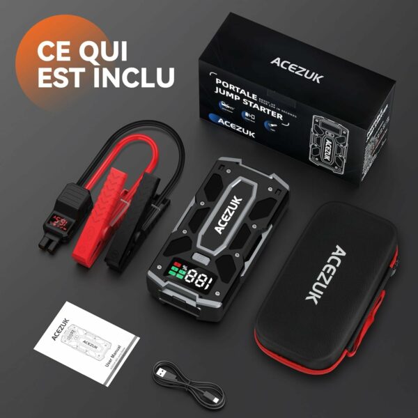 ACEZUK Booster Batterie Voiture 5000A