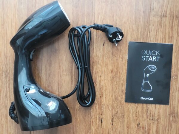 STEAMONE - Defroisseur Vapeur Portatif 1400W 24g/min - Steamer de Voyage, Autonomie 11min (260ml) - Prêt en 30s - Cable 2m - Intuitif et Performant - Tout Tissu EUTAC140B – Image 3