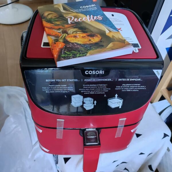 COSORI Air Fryer 5.5L avec 13 Fonctions,Friteuse Sans Huile 1700W Économisez 55% sur Vos Factures d’Électricité,Friteuse à Air Chaud avec 100 Recettes,et aussi Faites Cuire,Frire,Rôtir et Griller – Image 9
