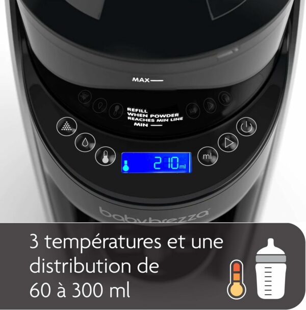 Baby Brezza - Préparateur de Biberons automatique Formula Pro Advanced - Gris Charcoal - Prépare automatiquement les biberons – Image 6