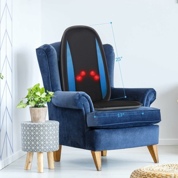Comfier Masseur de Dos Shiatsu avec Chaleur- fauteuils massage&siège massant pour le soulagement complet de la fatigue, masseur de corps électrique, Cadeau Homme & Femme – Image 4
