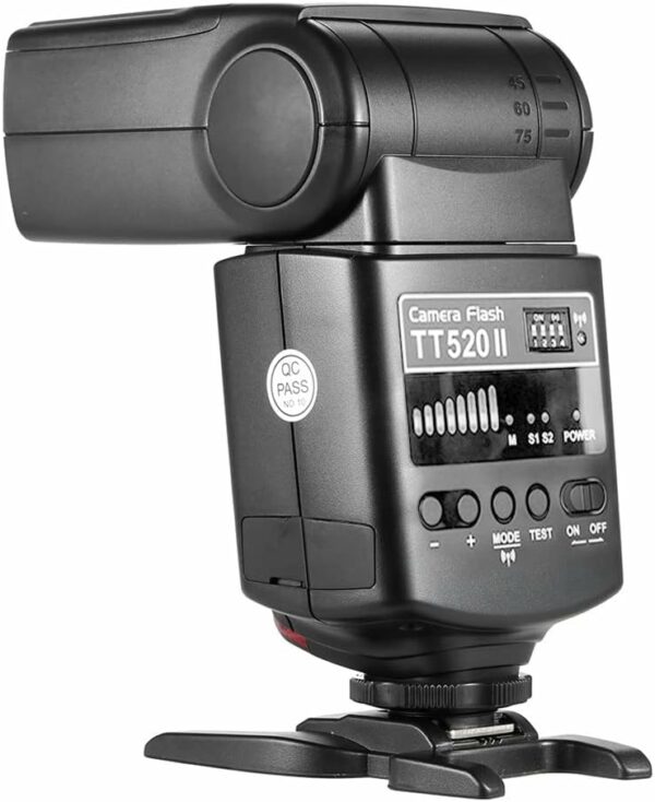 Godox TT520II Appareil Photo Speedlite Universel + 2,4 G Émetteur de Déclenchement sans Fil 1/300s-1/20000s Trois Modes de Flash M, S1, S2 Mode pour Appareil Photo Canon Nikon Pentax Olympus – Image 6