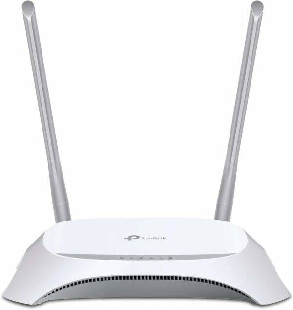 TP-Link 300 Mbps 3G/4G Single-Band Wi-Fi Router, 1x 2.0 USB Port, 5x Fast WAN/LAN Ports, Connect up to 32 devices, WPS Button, No Configuration Required, UK Plug (TL-MR3420)