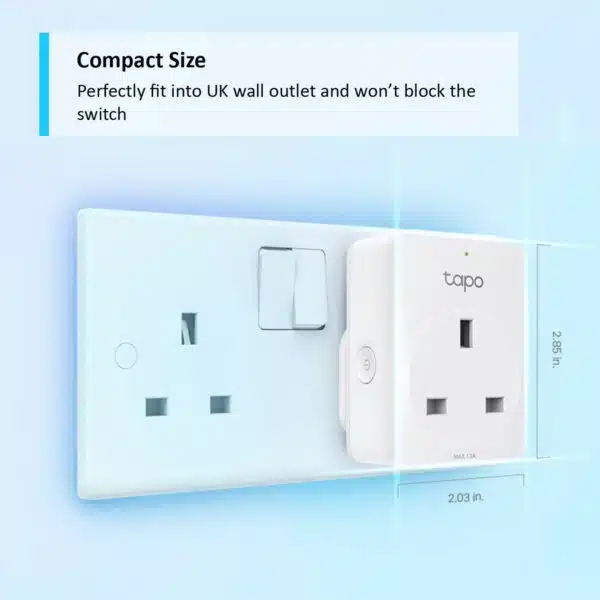 TP-Link – Lot de 4 prises Wi-Fi intelligentes Tapo P100, fonctionnent avec Amazon Alexa (Echo et Echo Dot), Google Home, interrupteur à distance avec minuterie, partage d'appareils, aucun hub requis – Image 5