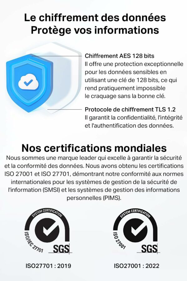 Tapo 2K(3MP) Caméra Surveillance WiFi intérieure 360° C210, Vision nocturne, Notifications en temps réel, Détection de personne, Suivi de mouvement, Télécommande, Compatible avec Alexa – Image 3