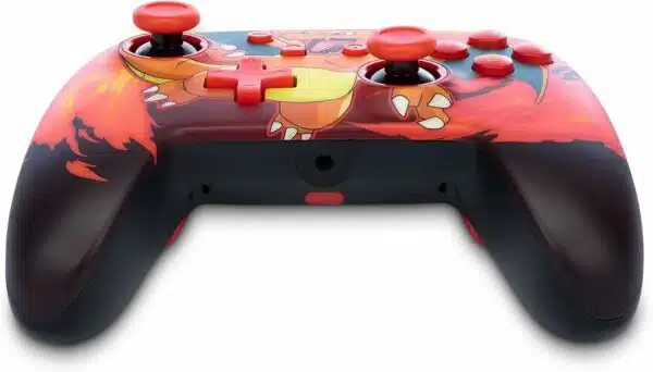 PowerA Manette filaire améliorée pour Nintendo Switch, modèle Switch OLED et Nintendo Switch Lite, accessoire de jeu, manette de jeu, manette filaire, sous licence officielle- Pokémon:Charizard Vortex – Image 3